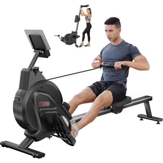 Rowing Machines for Home Use,With 16 Levels of Workout Resistance,Lcd Monitor, Row Machine for Gym Exercise