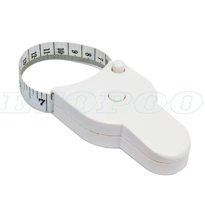 Self-Tightening Body Measuring Tape Ruler 150Cm/60Inch Accurate Fitness Caliper Measuring Body Tape Measure