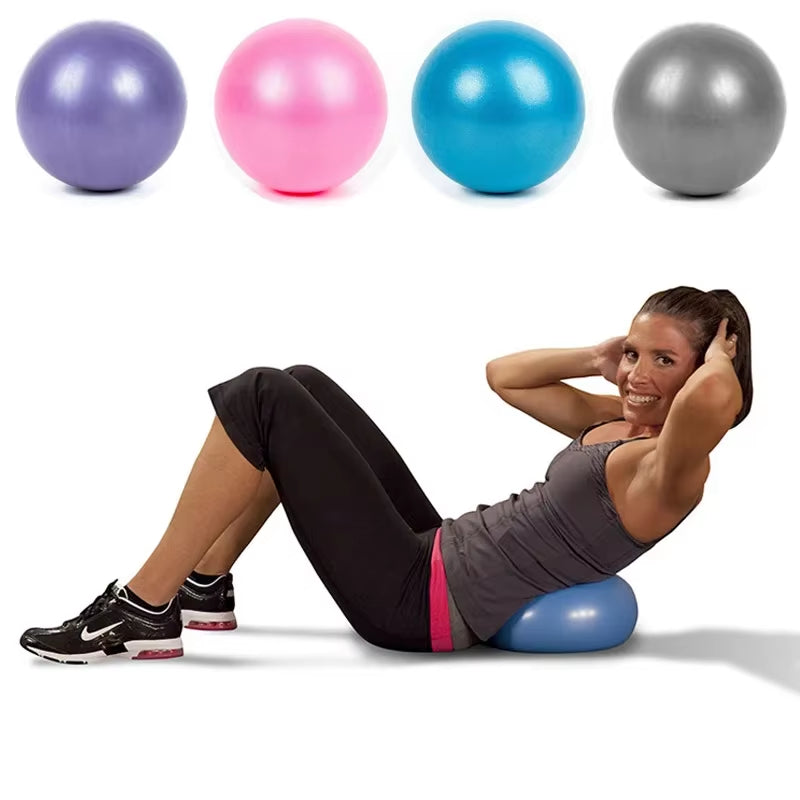 25Cm Mini Frosted Yoga Ball Fitness Balance Massage Ball for Women Bodybuilding Home Gym Workout Pilates Equipment Exercise Ball