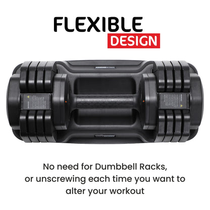 5-In-1 Adjustable Dumbbell Home Gym Workout Equipment, Single