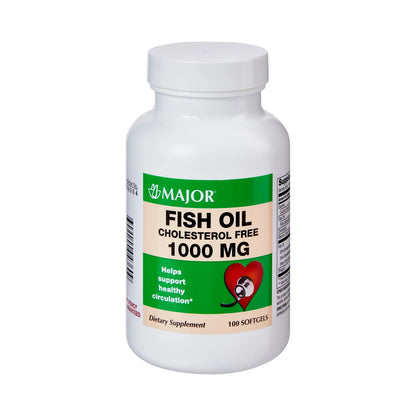 Cholesterol-Free Fish Oil, 1000 Mg, 100 Count