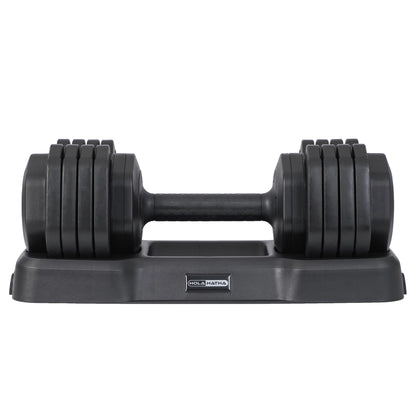 5-In-1 Adjustable Dumbbell Home Gym Workout Equipment, Single